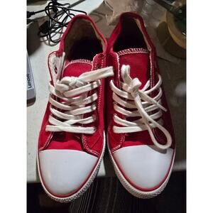 Levi Red Womans Shoes Size  Levis skater preppy kix loafers